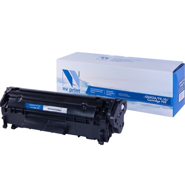 Картридж NV Print NV-Q2612A/FX10/703 Черный для HP LJ 1010/3015/1020/1022/Canon L100/M4010